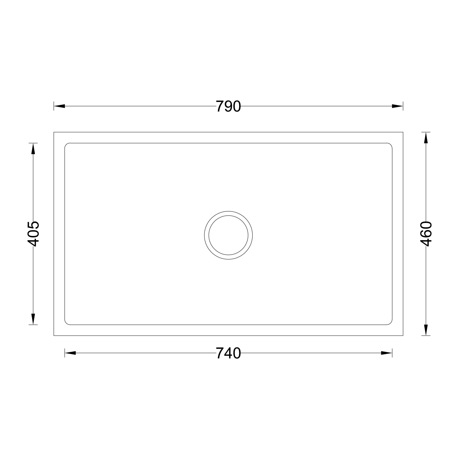 Granite Kitchen Sink (V01-113WA) thumbnail 2